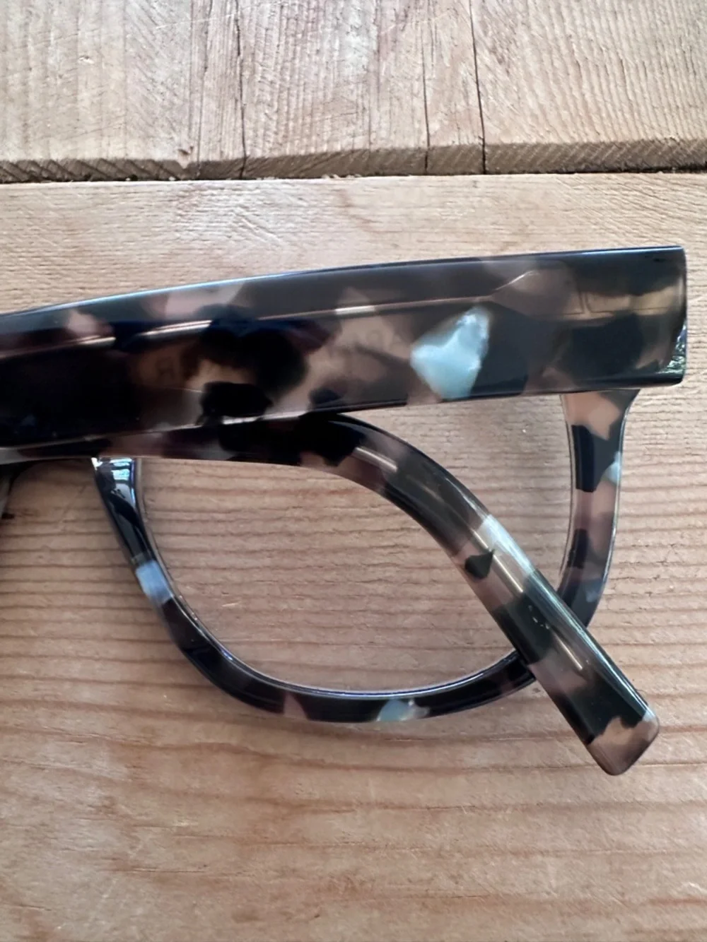Warby Parker Tatum Smoky Pearl Tortoise Gray Cat-Eye Glasses Frames